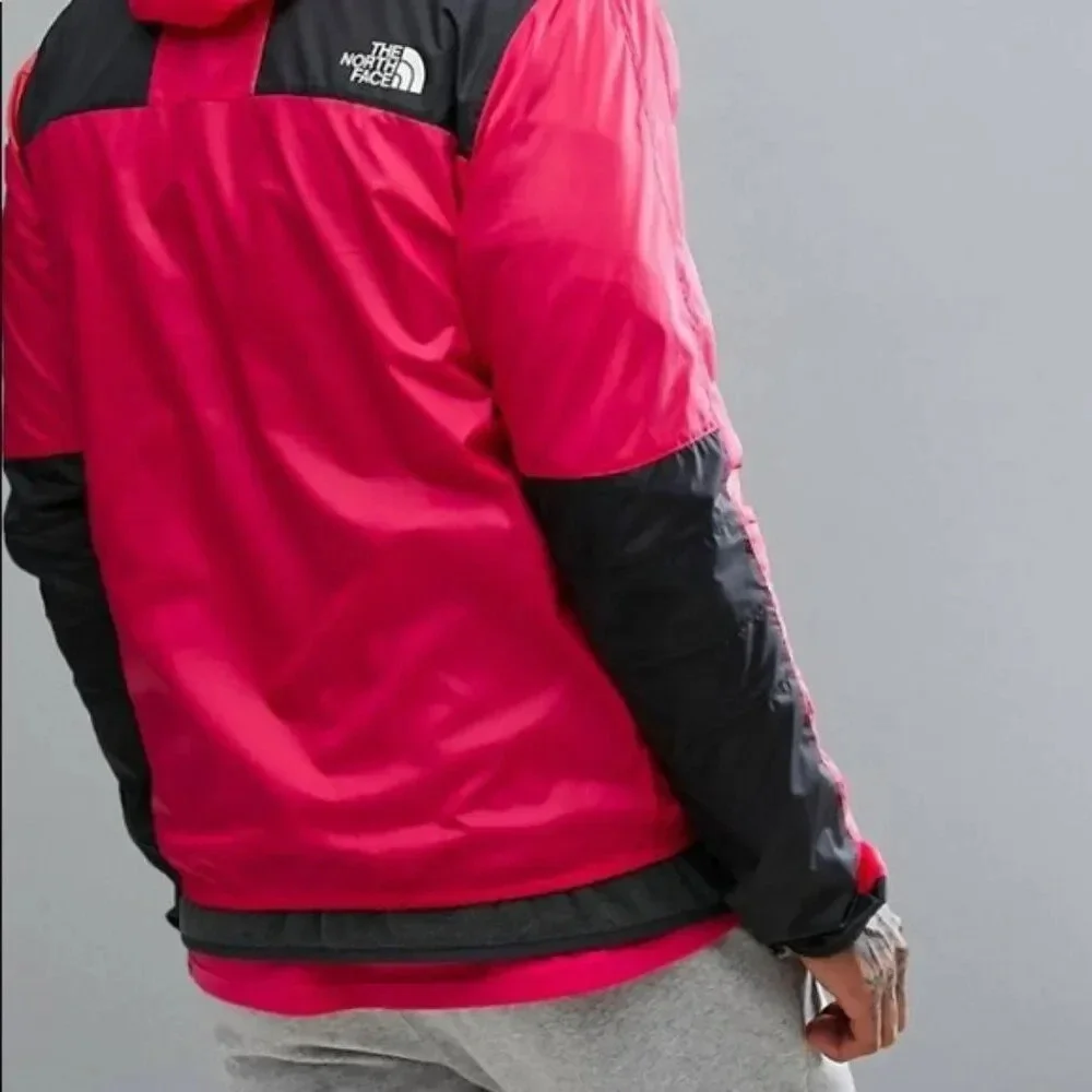 The North Face Boys Red & Black Mountain windbreaker Jacket Size Extra Large